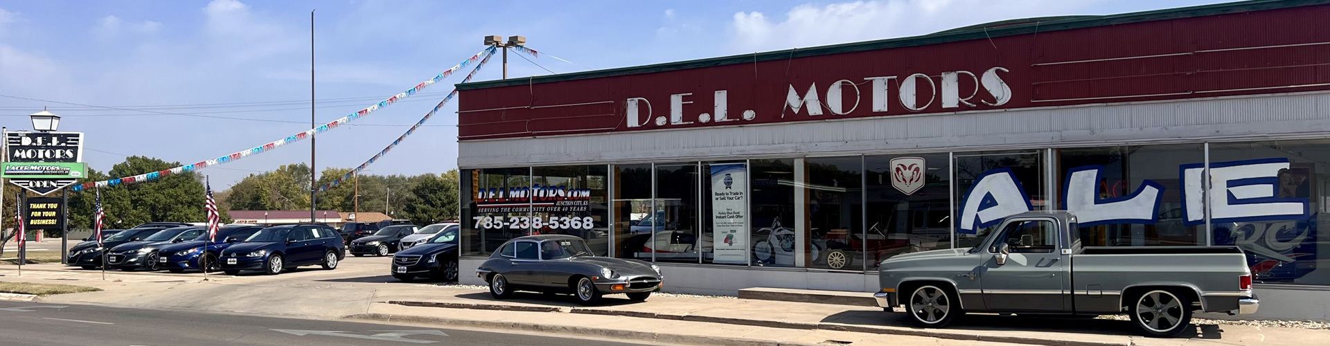 D.E.L. Motors dealership exterior